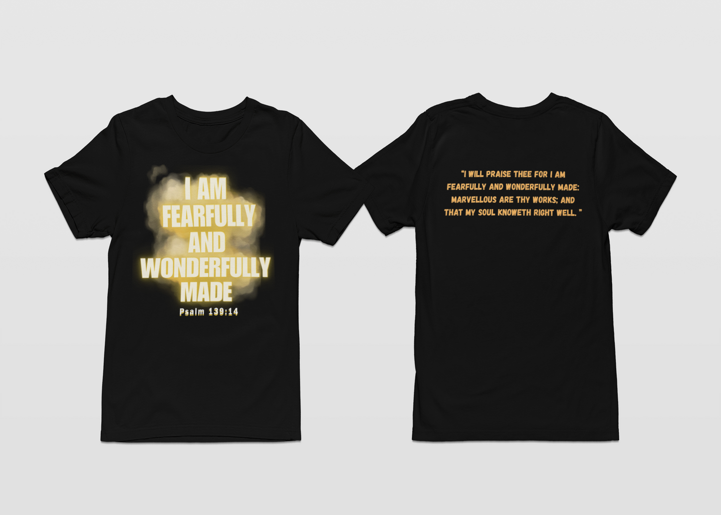 'WONDERFULLY MADE' - Black Shirt Collection