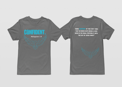 CONFIDENT-Gray T-shirt Collection