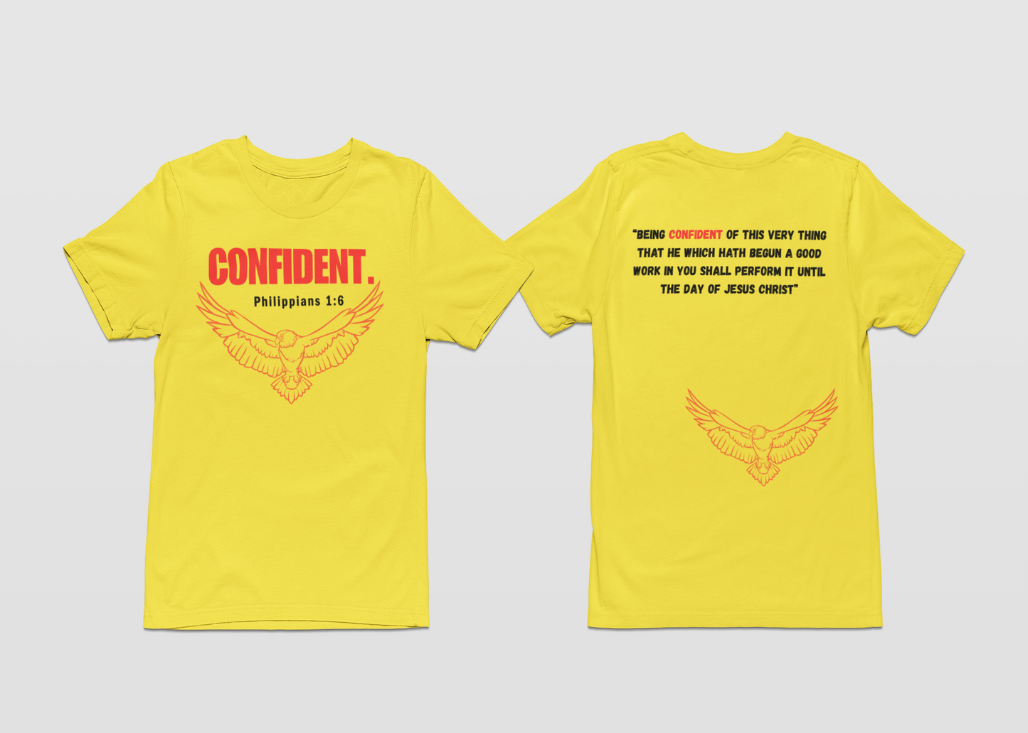 CONFIDENT- Yellow T-Shirt Collection