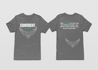 CONFIDENT-Gray T-shirt Second Collection