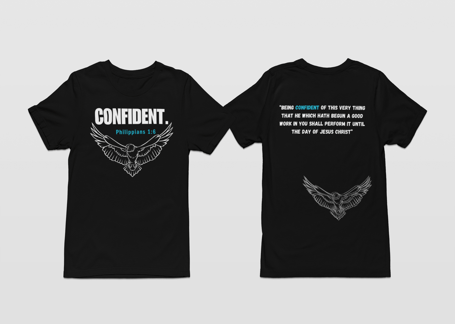 'Confident' Black shirt collection