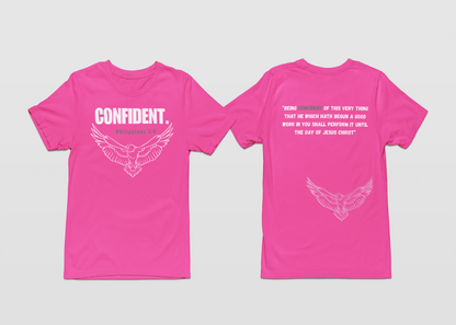 CONFIDENT- Pink T-Shirt Collection