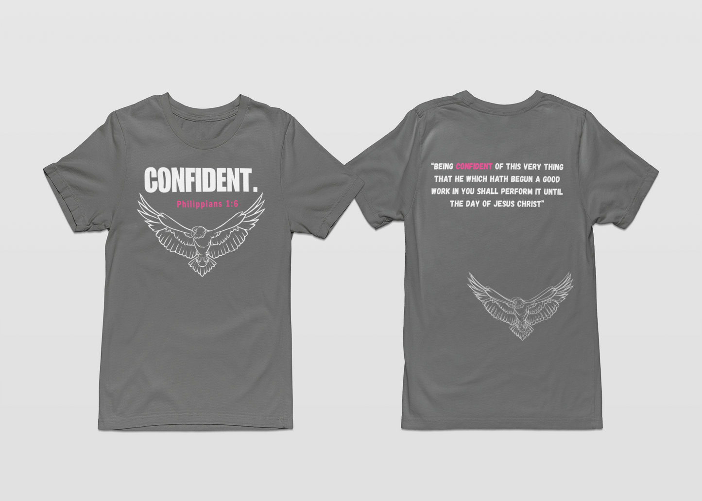 CONFIDENT-Gray T-shirt Second Collection
