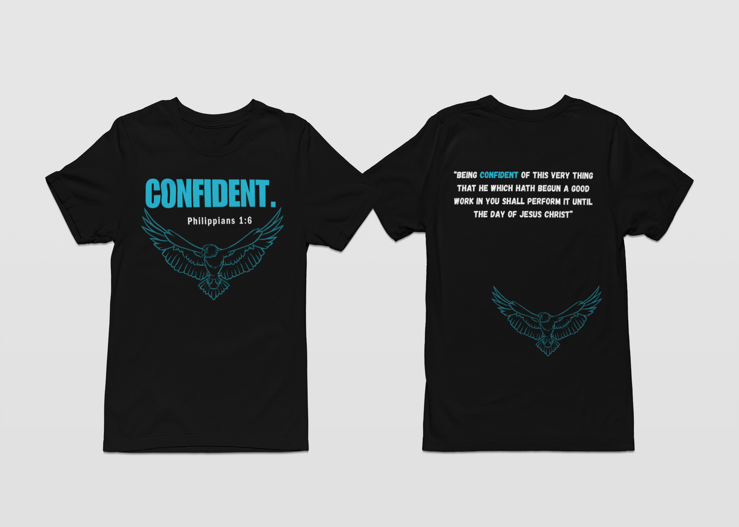 'Confident' Black shirt collection