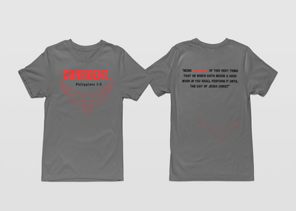CONFIDENT-Gray T-shirt Collection