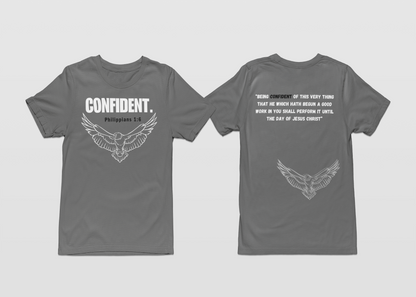 CONFIDENT-Gray T-shirt Second Collection