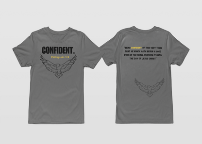 CONFIDENT-Gray T-shirt Second Collection