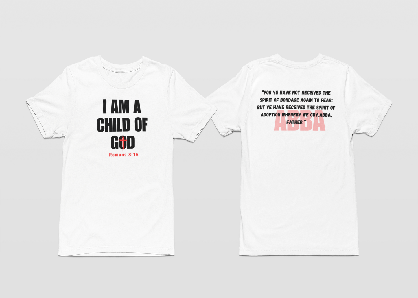 'CHILD OF GOD' White Shirt collection