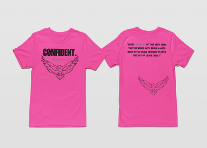 CONFIDENT- Pink T-Shirt Collection