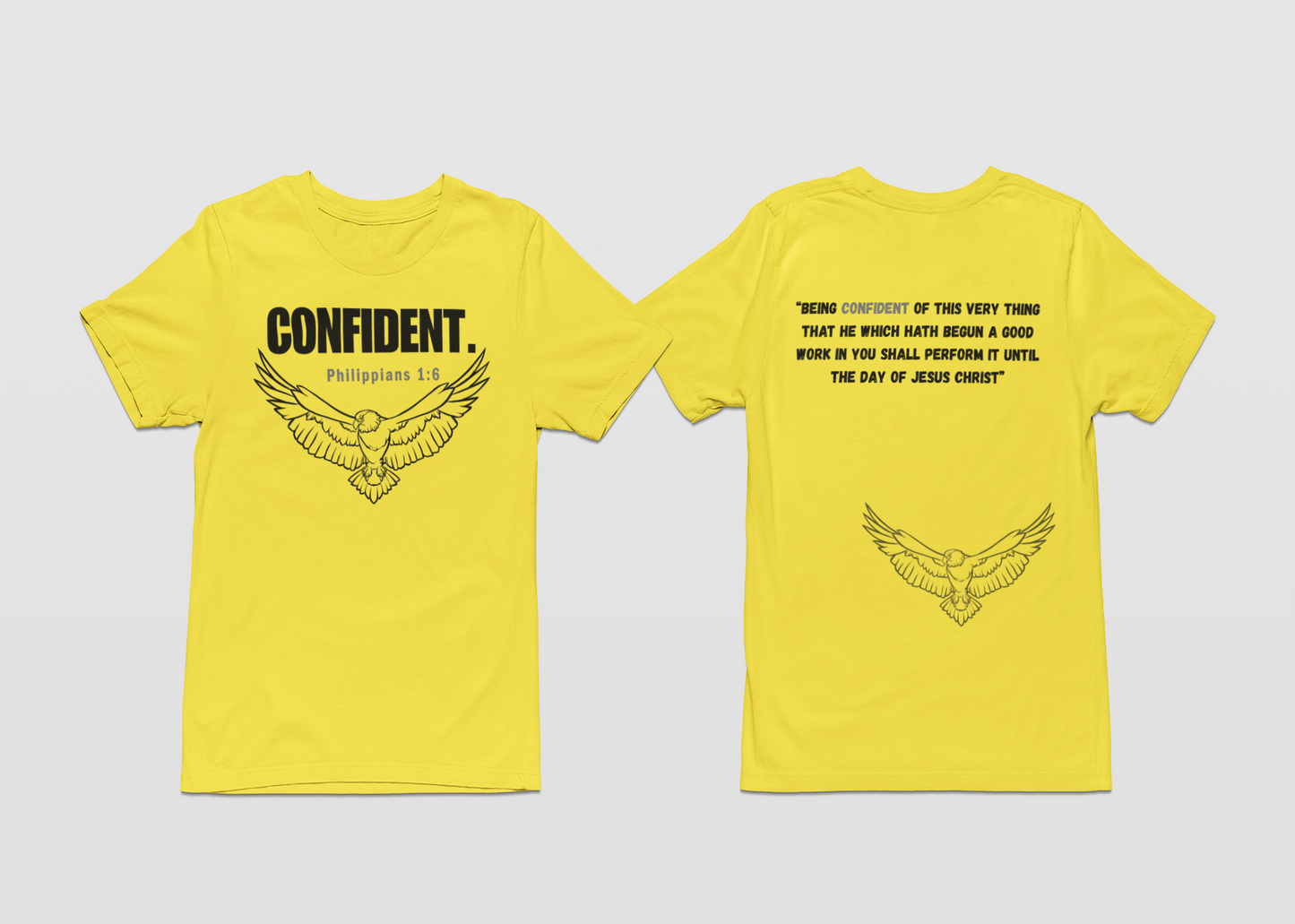 CONFIDENT- Yellow T-Shirt Collection