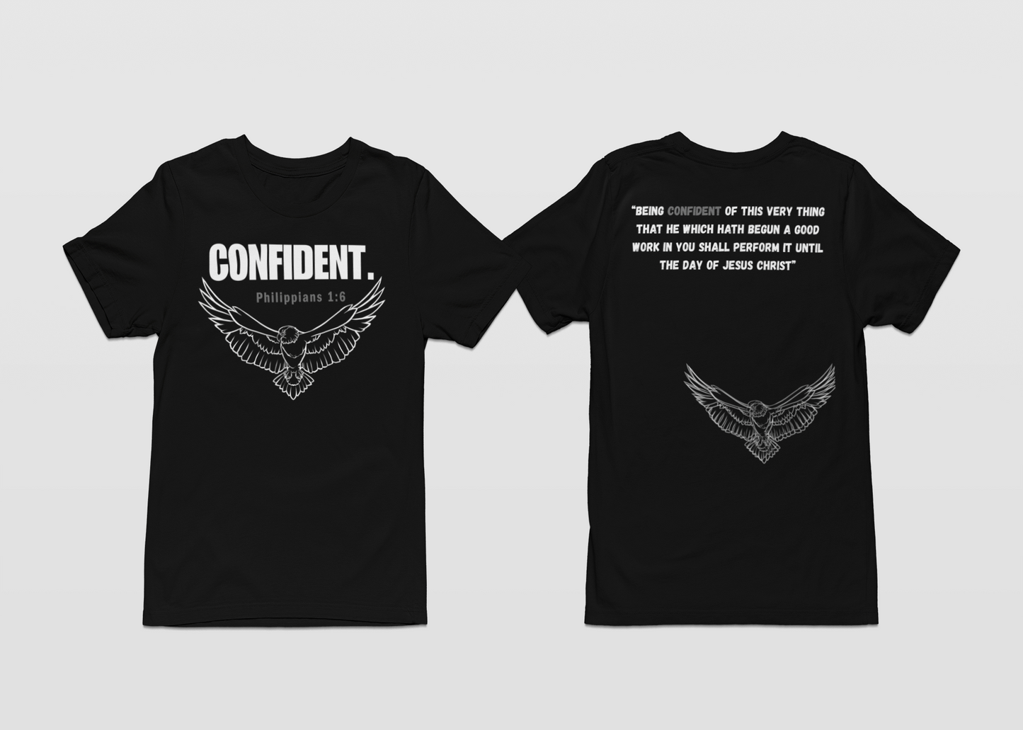 'Confident' Black shirt collection