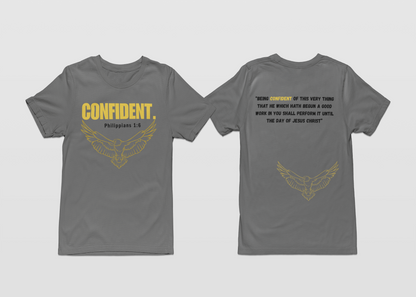 CONFIDENT-Gray T-shirt Collection