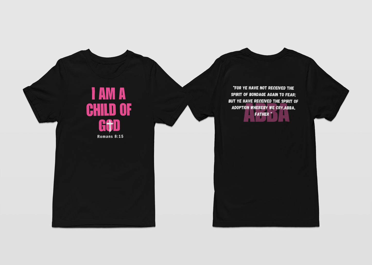 'CHILD OF GOD'Black shirt collection