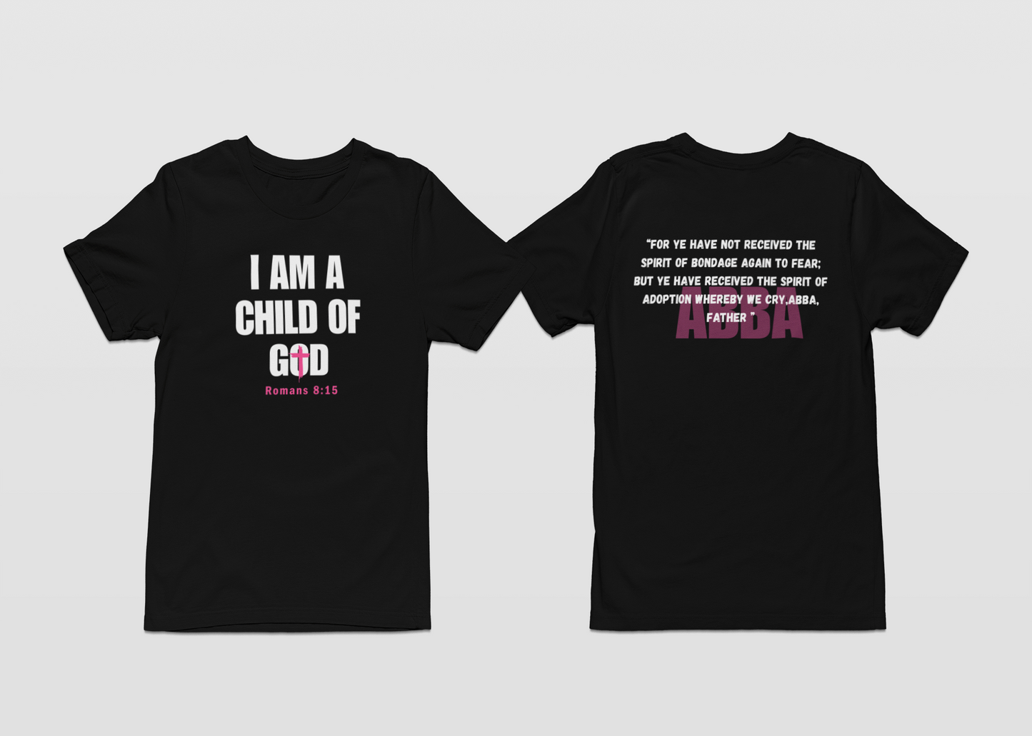 'CHILD OF GOD'Black shirt collection