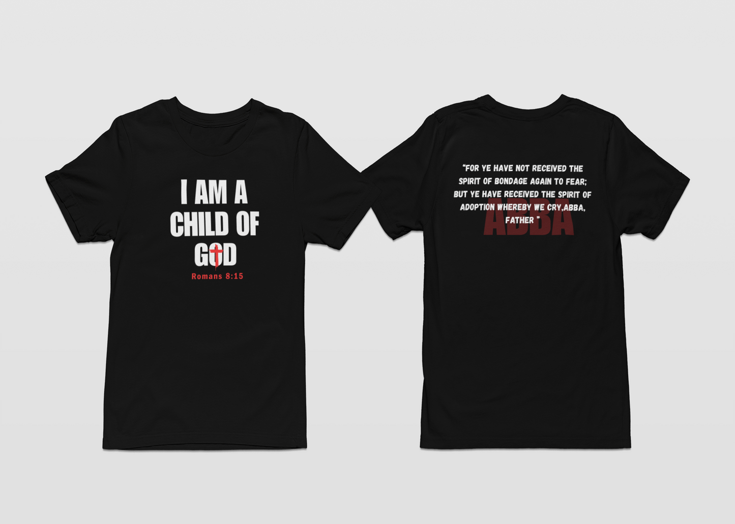 'CHILD OF GOD'Black shirt collection