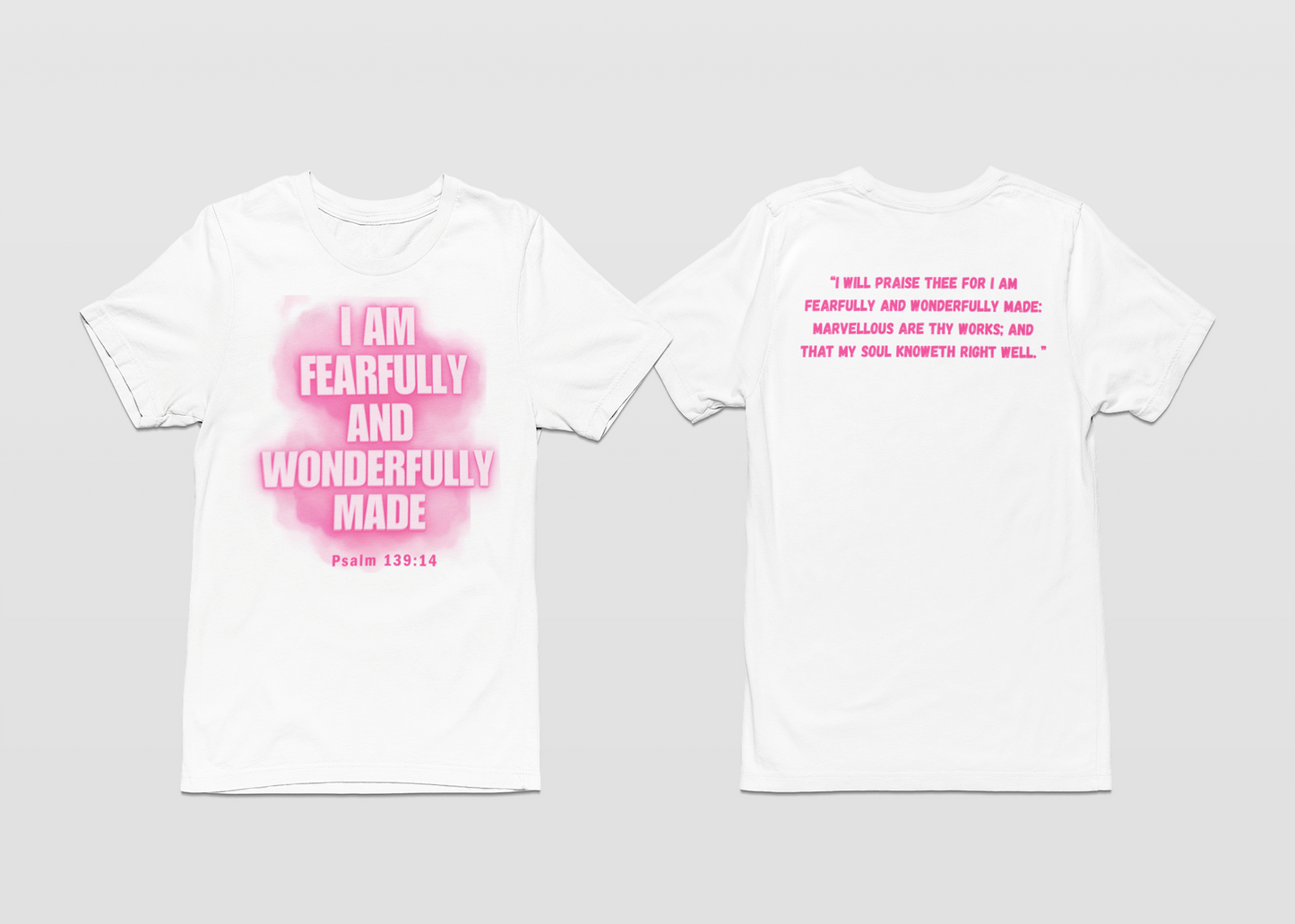 'WONDERFULLY MADE' White Shirt Collection