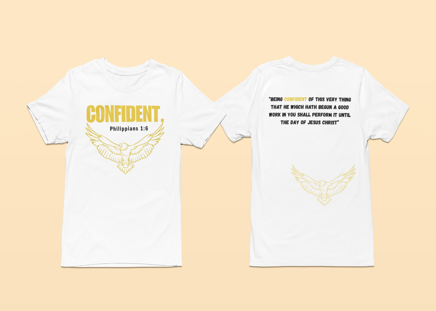 CONFIDENT- White T-Shirt Collection