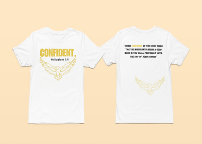 CONFIDENT- White T-Shirt Collection