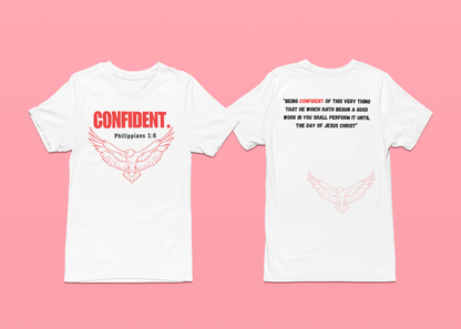 CONFIDENT- White T-Shirt Collection
