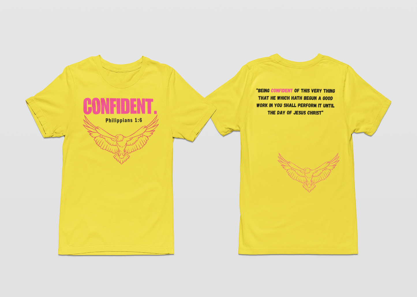 CONFIDENT- Yellow T-Shirt Collection