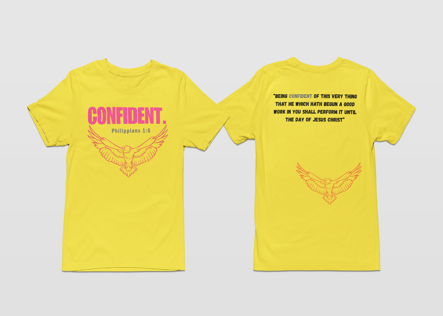 CONFIDENT- Yellow T-Shirt Collection