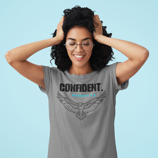 CONFIDENT-Gray T-shirt Second Collection