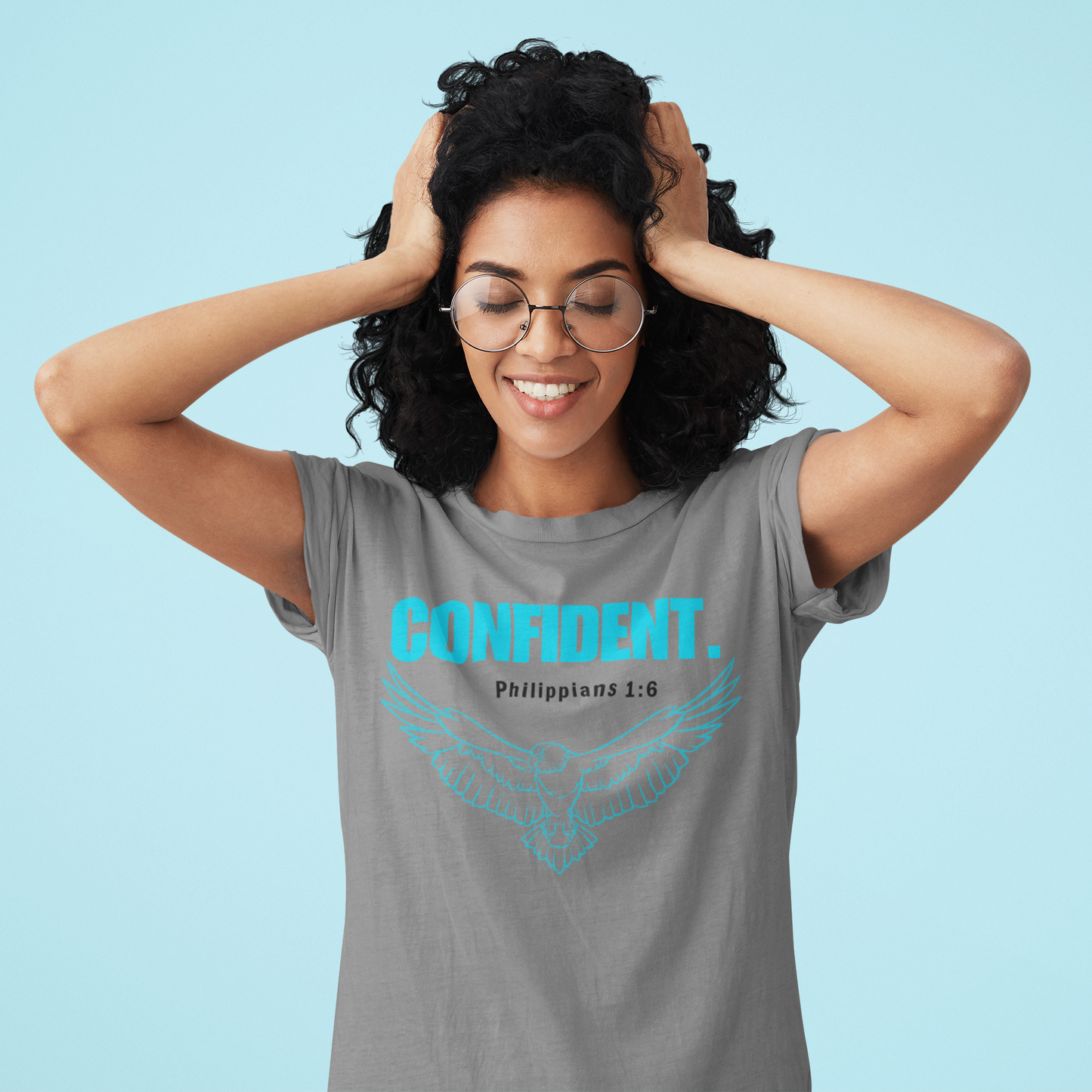 CONFIDENT-Gray T-shirt Collection