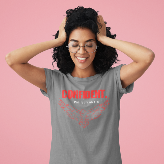 CONFIDENT-Gray T-shirt Collection