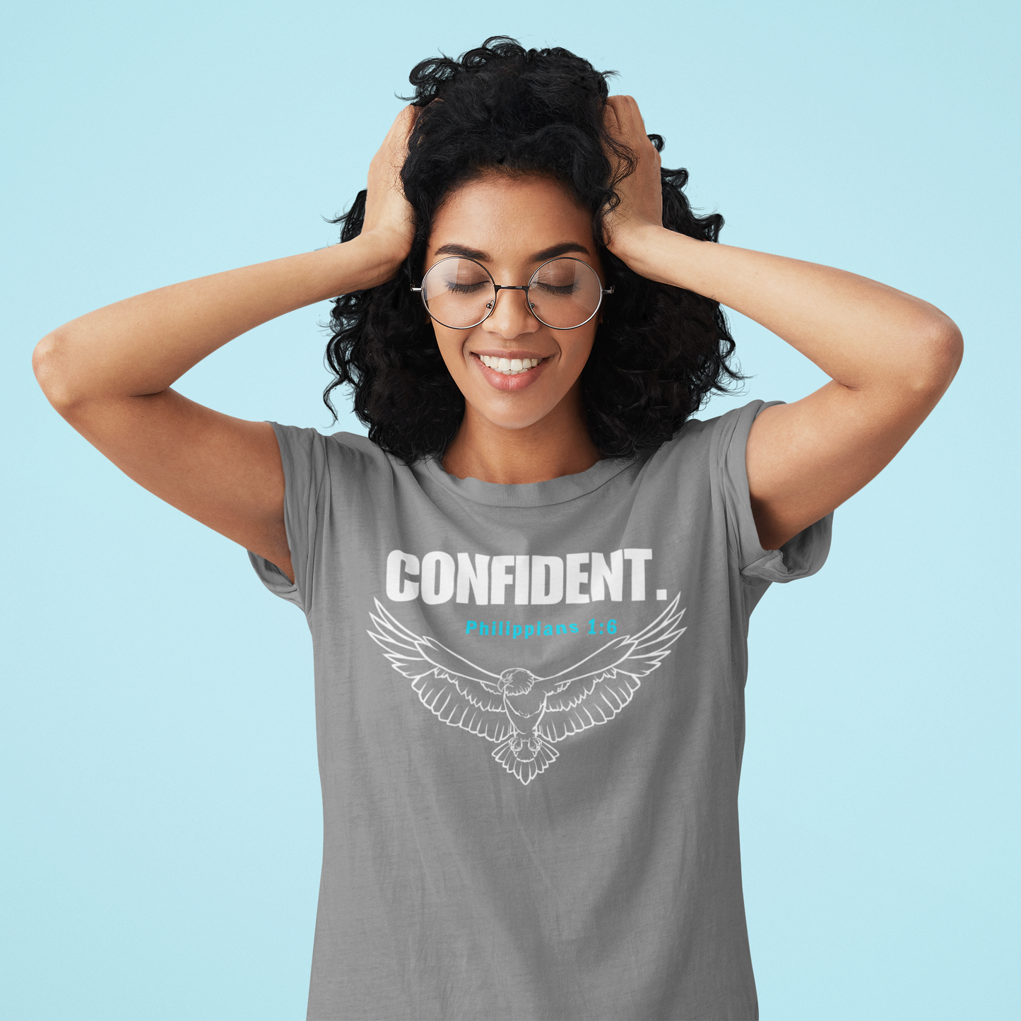 CONFIDENT-Gray T-shirt Second Collection
