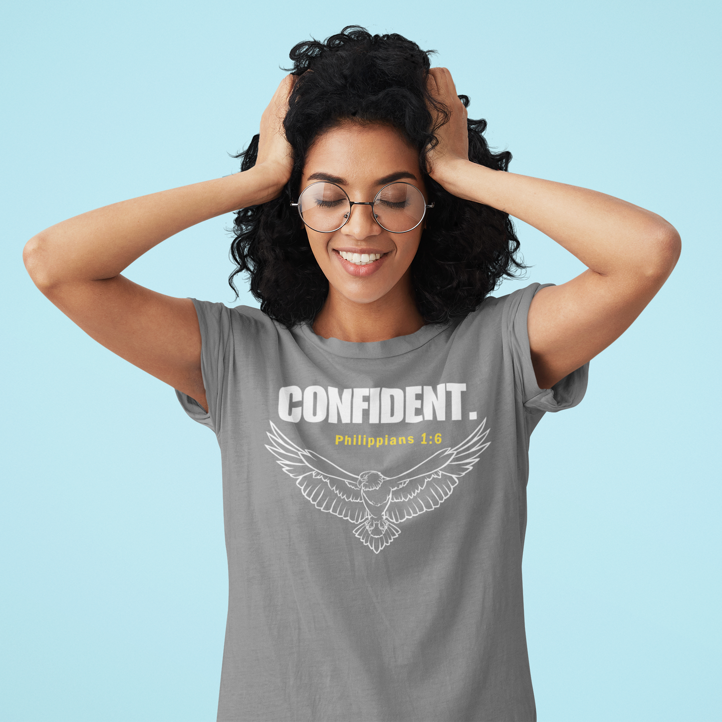 CONFIDENT-Gray T-shirt Second Collection