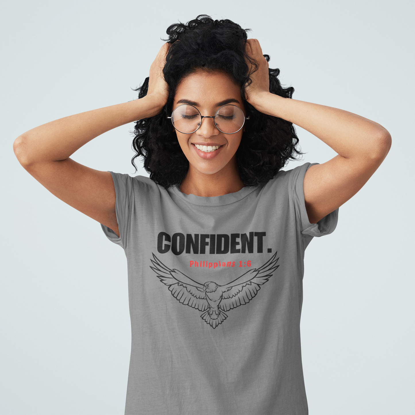 CONFIDENT-Gray T-shirt Second Collection