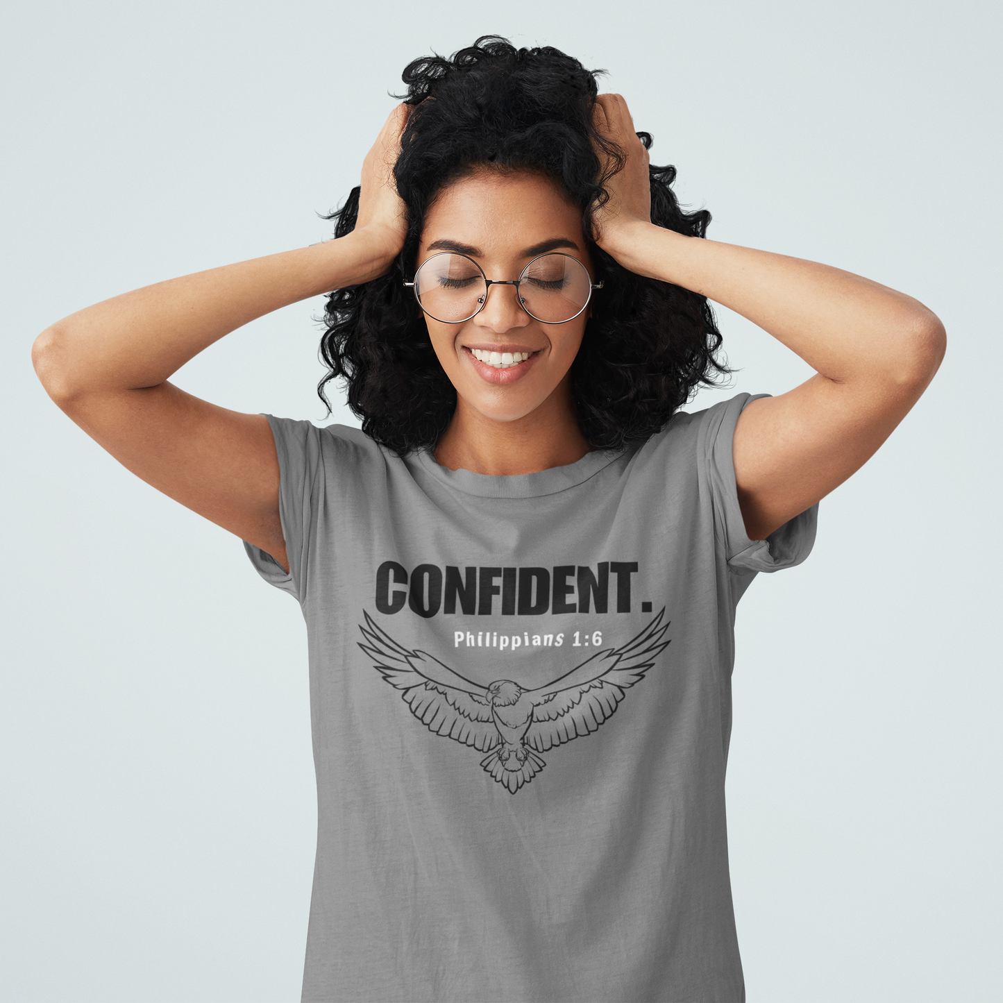 CONFIDENT-Gray T-shirt Second Collection