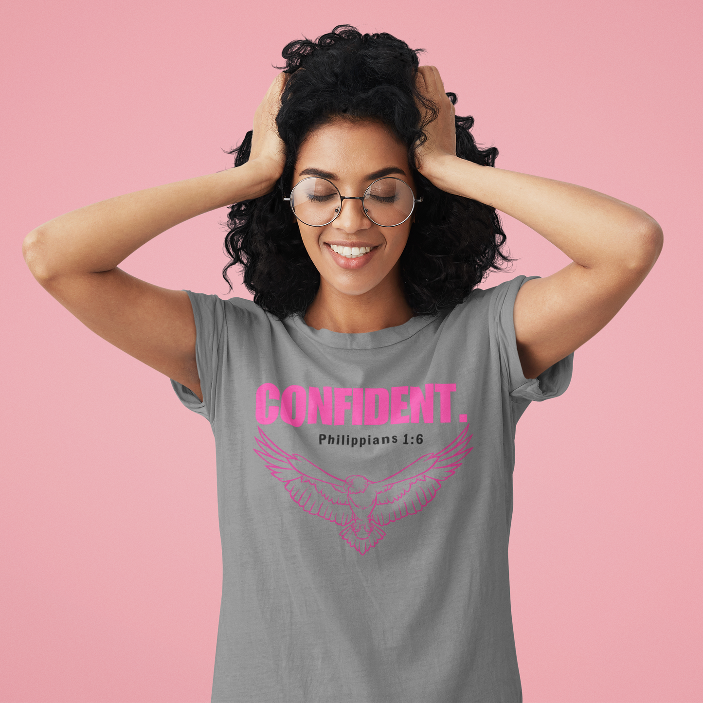 CONFIDENT-Gray T-shirt Collection