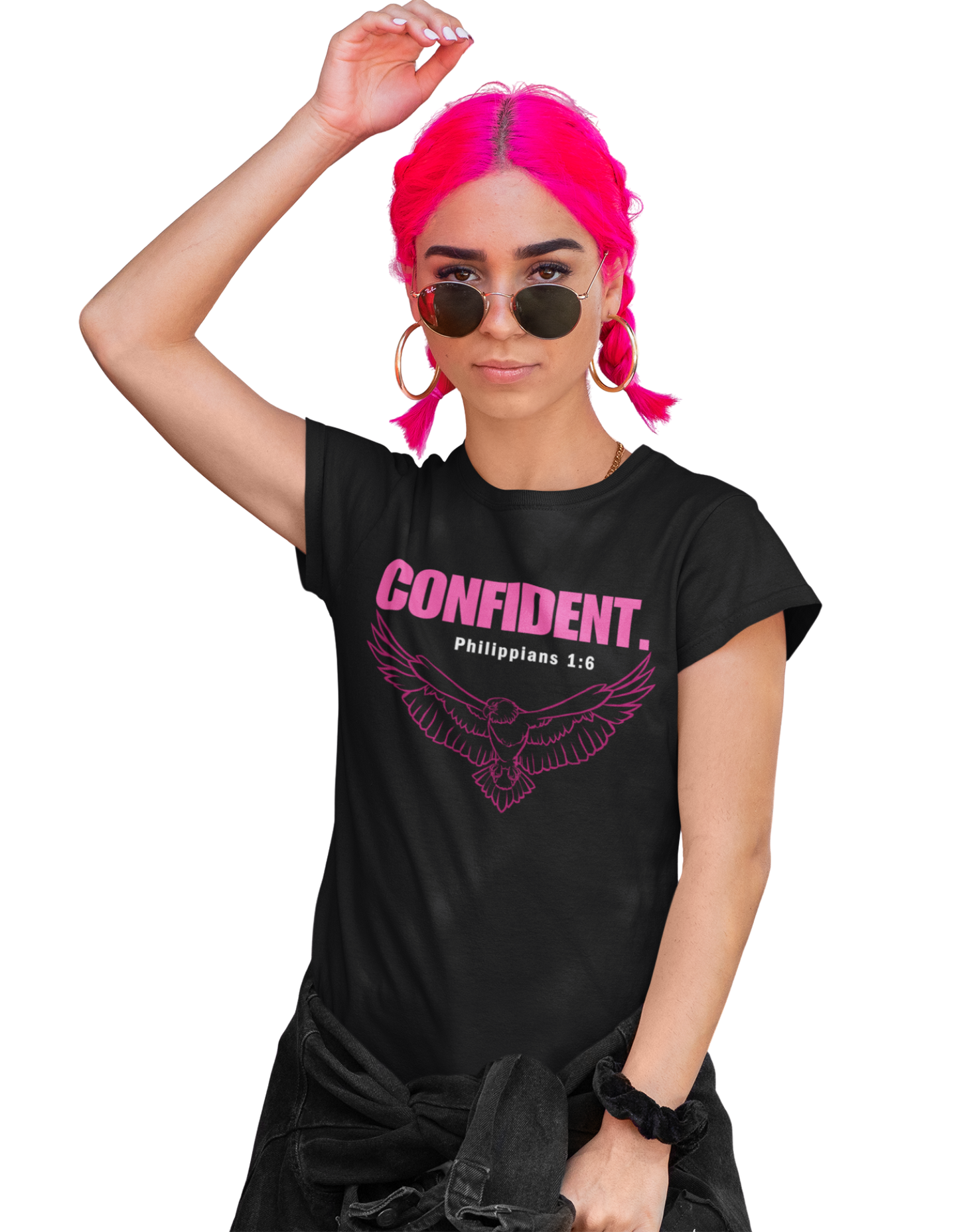 'Confident' Black shirt collection
