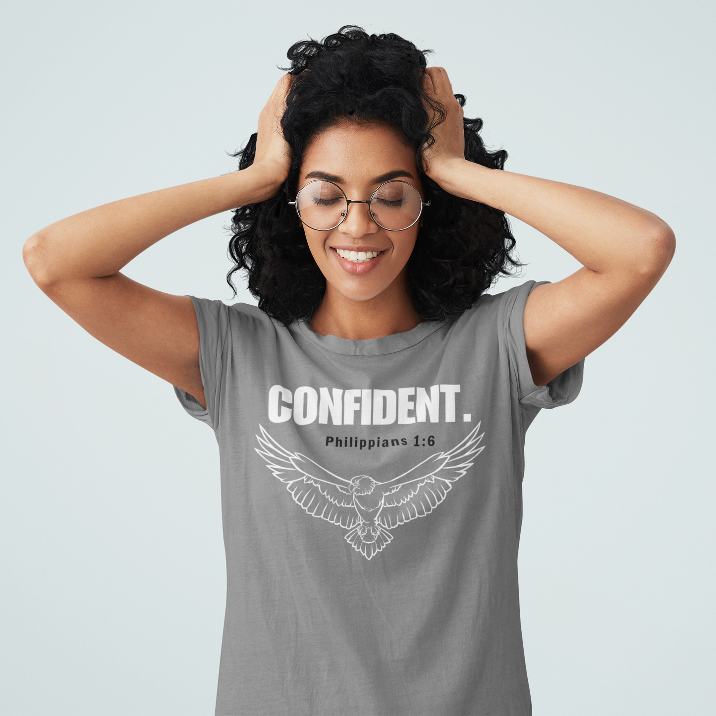CONFIDENT-Gray T-shirt Second Collection