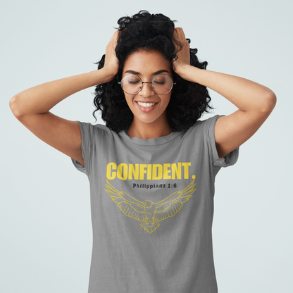 CONFIDENT-Gray T-shirt Collection