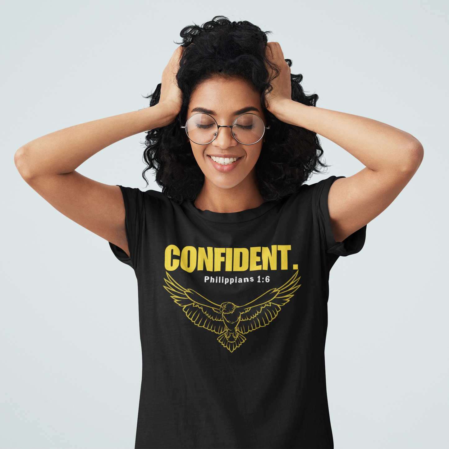 'Confident' Black shirt collection