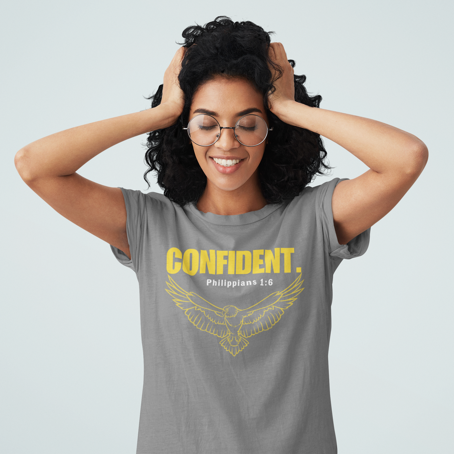 CONFIDENT-Gray T-shirt Collection