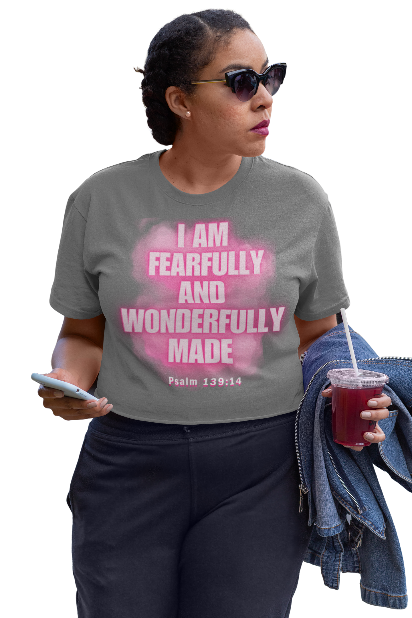 'WONDERFULLY MADE' Gray shirt collection