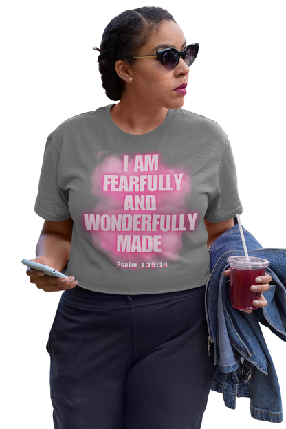 'WONDERFULLY MADE' Gray shirt collection