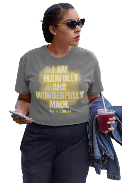 'WONDERFULLY MADE' Gray shirt collection